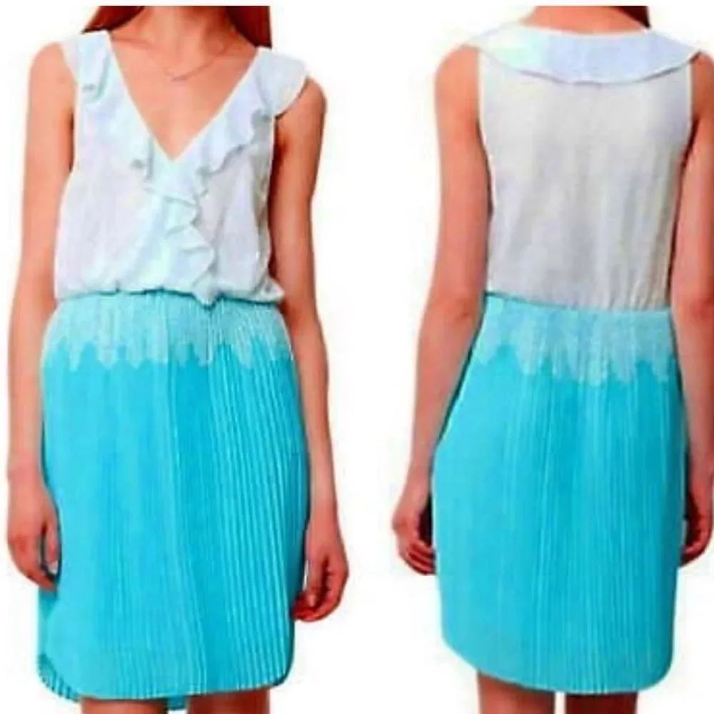 Sachin & Babi ruffle accordion dress  